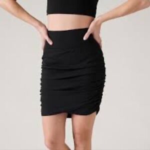 Athleta Black Jupe-Short Transcend Skirt Skort Small